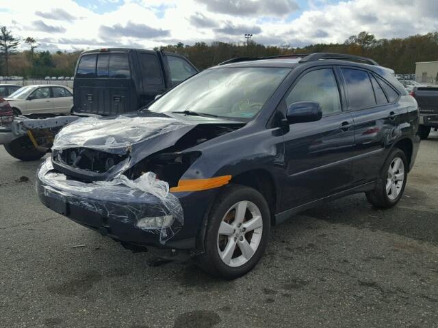 2T2HA31U65C046749 - 2005 LEXUS RX 330 CHARCOAL photo 2