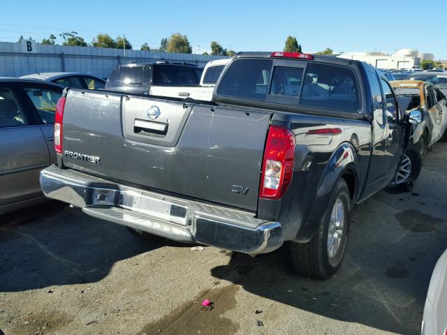 1N6BD0CT0EN757250 - 2014 NISSAN FRONTIER S GRAY photo 4