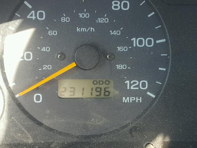 JF1SF6556WG760017 - 1998 SUBARU FORESTER S BLACK photo 8