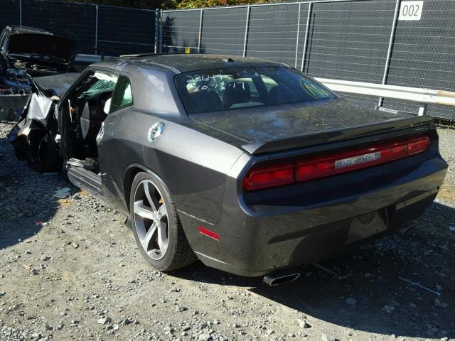 2C3CDYBT1EH269736 - 2014 DODGE CHALLENGER GRAY photo 3