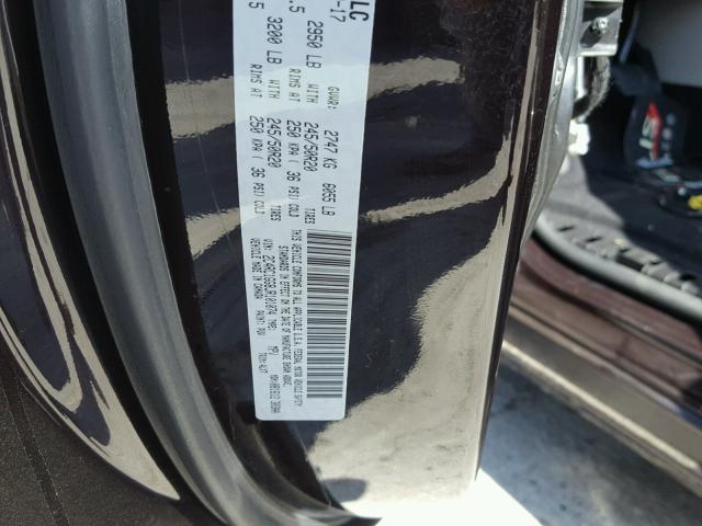 2C4RC1GG8JR101074 - 2018 CHRYSLER PACIFICA L 栗色 照片 10