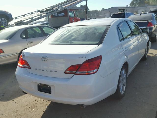 4T1BK36B97U190120 - 2007 TOYOTA AVALON XL WHITE photo 4