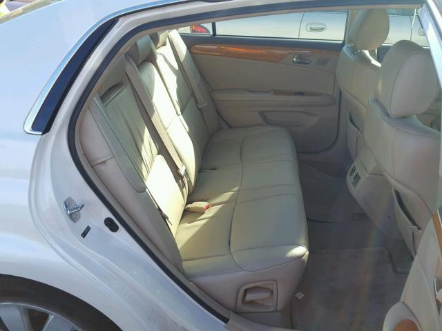 4T1BK36B97U190120 - 2007 TOYOTA AVALON XL WHITE photo 6