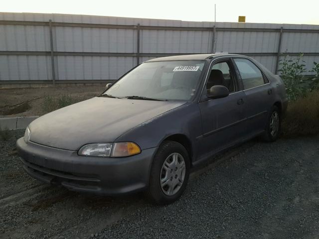 1HGEG865XSL056422 - 1995 HONDA CIVIC LX GRAY photo 2