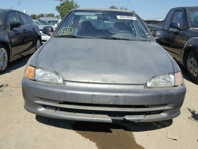 1HGEG865XSL056422 - 1995 HONDA CIVIC LX GRAY photo 9