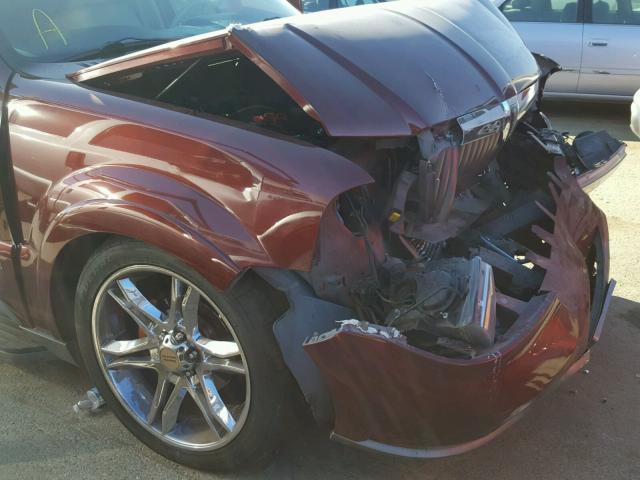 5LMFU28R53LJ03357 - 2003 LINCOLN NAVIGATOR MAROON photo 9