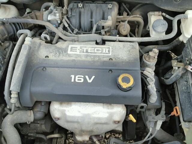 KL1TD566X7B100834 - 2007 CHEVROLET AVEO BASE SILVER photo 7