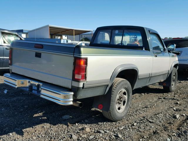 1B7GG26Y4TS553343 - 1996 DODGE DAKOTA TWO TONE photo 4