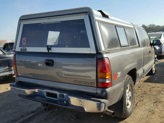 2GCEK19T0Y1286239 - 2000 CHEVROLET SILVERADO GRAY photo 4