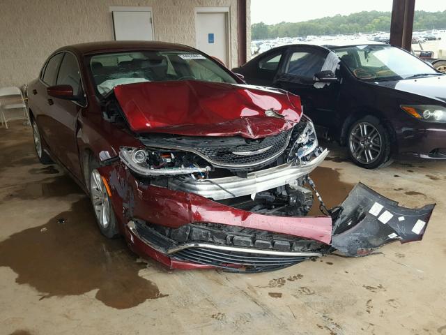 1C3CCCAB6FN710249 - 2015 CHRYSLER 200 LIMITE RED photo 1