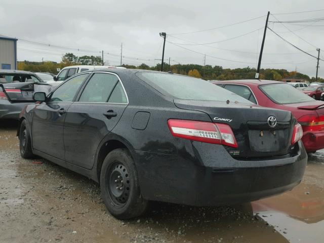 4T1BF3EK7BU773574 - 2011 TOYOTA CAMRY BASE BLACK photo 3