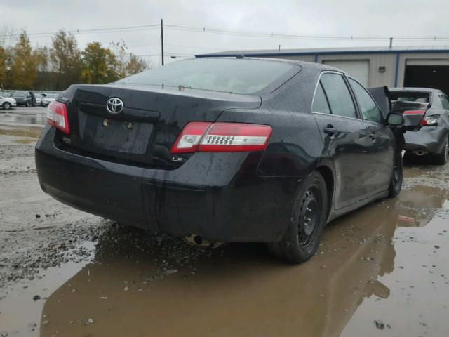 4T1BF3EK7BU773574 - 2011 TOYOTA CAMRY BASE BLACK photo 4