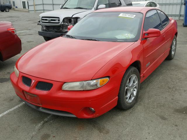 1G2WP1215WF317543 - 1998 PONTIAC GRAND PRIX Червоний фото 2