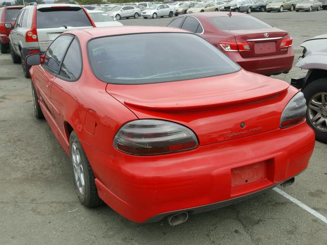 1G2WP1215WF317543 - 1998 PONTIAC GRAND PRIX Червоний фото 3