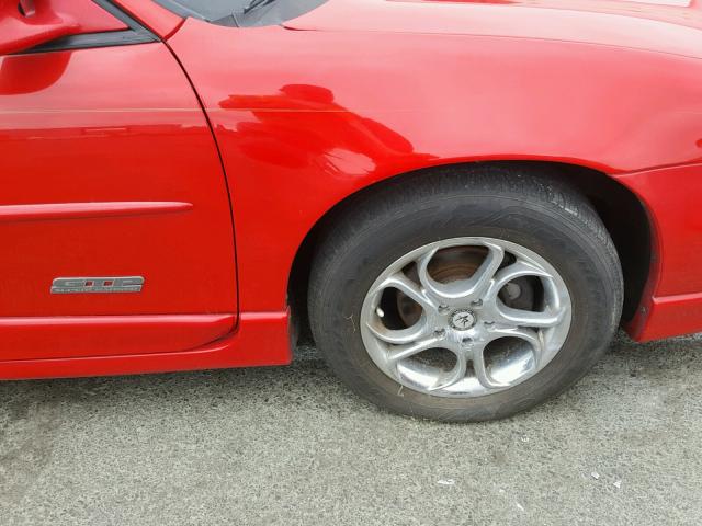 1G2WP1215WF317543 - 1998 PONTIAC GRAND PRIX Червоний фото 9