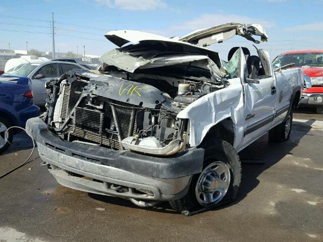 1GCHK24171E274716 - 2001 CHEVROLET SILVERADO WHITE photo 2