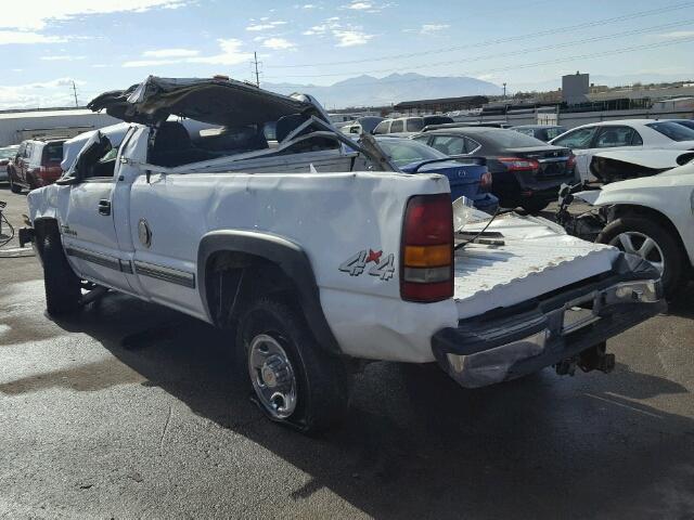 1GCHK24171E274716 - 2001 CHEVROLET SILVERADO WHITE photo 3