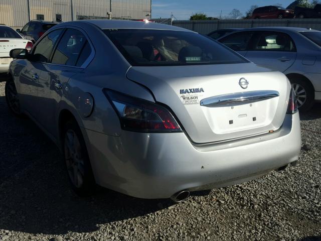 1N4AA5AP8EC492430 - 2014 NISSAN MAXIMA S SILVER photo 3