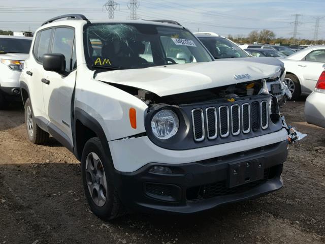 ZACCJBAT8FPC38373 - 2015 JEEP RENEGADE S WHITE photo 1