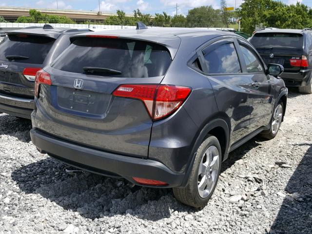 3CZRU5H51HM724758 - 2017 HONDA HR-V EX GRAY photo 4