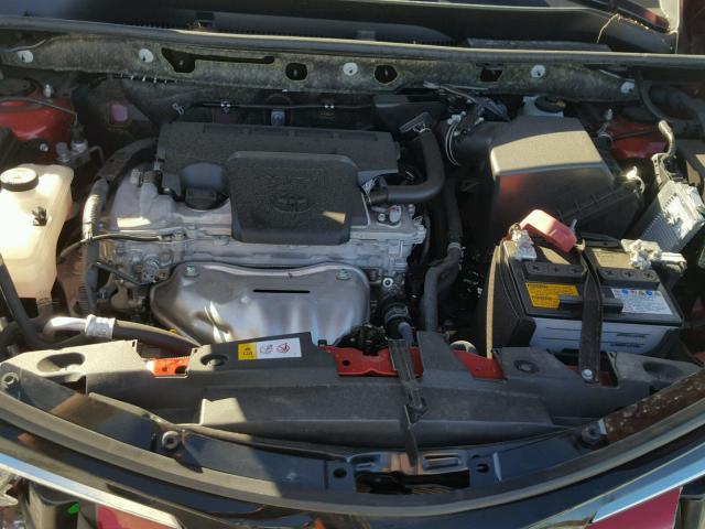 JTMWFREV6HJ132333 - 2017 TOYOTA RAV4 XLE RED photo 7