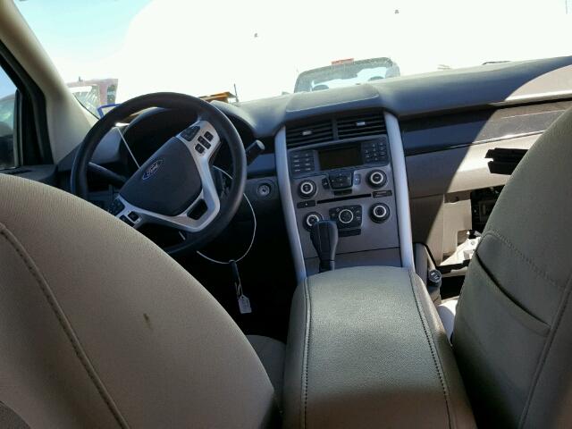 2FMDK3GC7EBA94859 - 2014 FORD EDGE SE WHITE photo 9