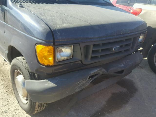 1FTNE24283HB25719 - 2003 FORD ECONOLINE BLUE photo 9