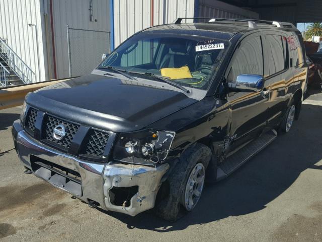 5N1AA08B06N740887 - 2006 NISSAN ARMADA BLACK photo 2