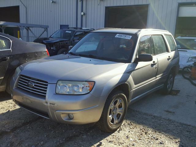 JF1SG63666H754124 - 2006 SUBARU FORESTER 2 SILVER photo 2