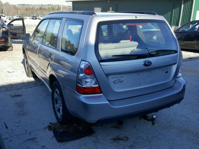 JF1SG63666H754124 - 2006 SUBARU FORESTER 2 SILVER photo 3