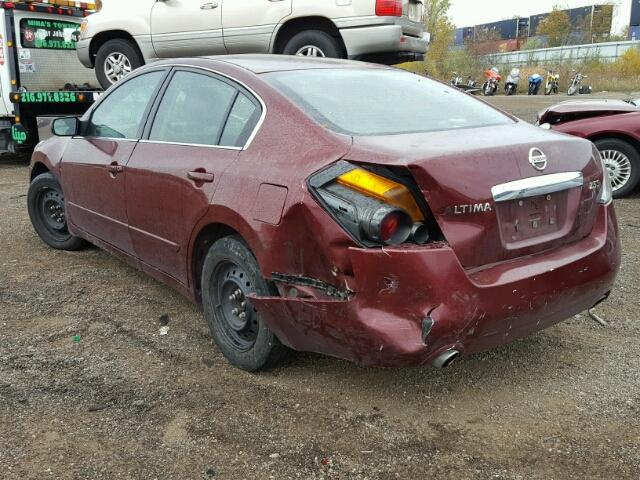 1N4AL2AP7AN440729 - 2010 NISSAN ALTIMA BAS BURGUNDY photo 3