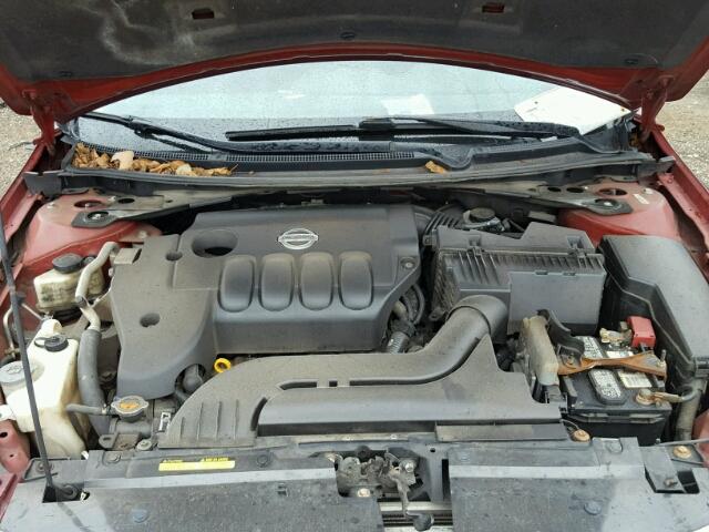 1N4AL2AP7AN440729 - 2010 NISSAN ALTIMA BAS BURGUNDY photo 7