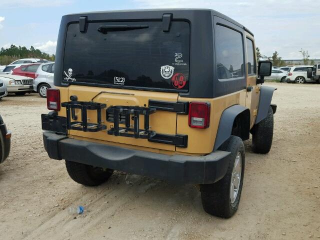 1C4AJWAG0DL626653 - 2013 JEEP WRANGLER S CREAM photo 4