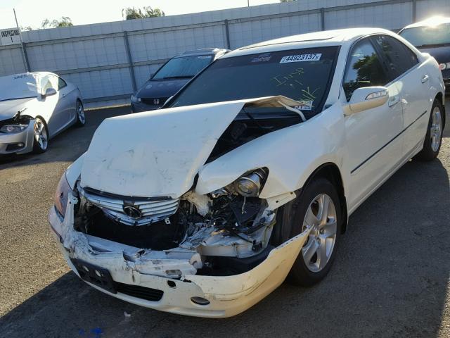 JH4KB16698C003315 - 2008 ACURA RL თეთრი ფოტო 2