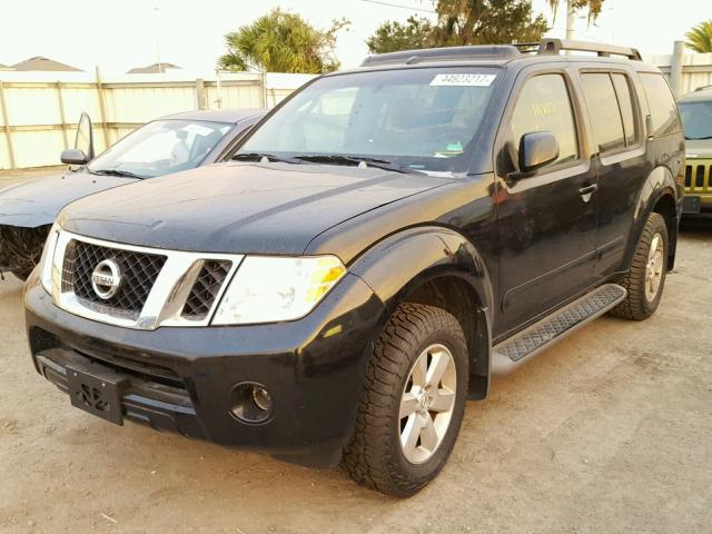 5N1AR18B48C606963 - 2008 NISSAN PATHFINDER BLACK photo 2