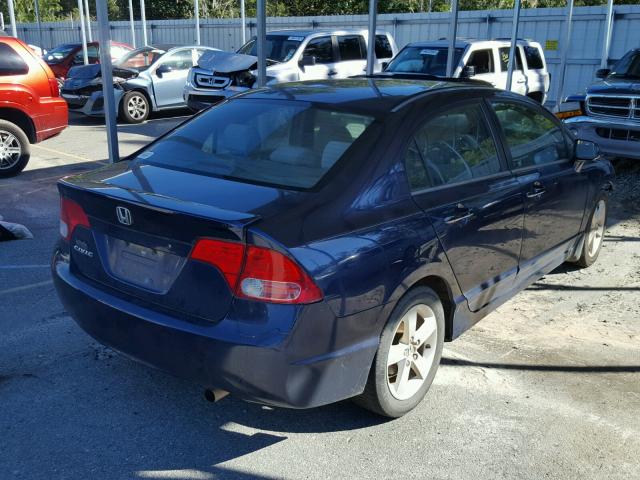 1HGFA16846L069809 - 2006 HONDA CIVIC EX ლურჯი ფოტო 4
