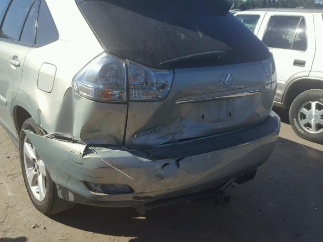 2T2GA31U74C014578 - 2004 LEXUS RX 330 SILVER photo 9