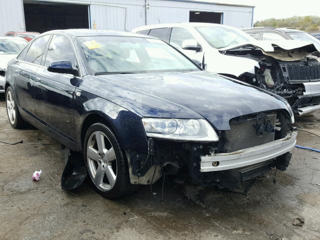 WAUEH74F87N084052 - 2007 AUDI A6 S-LINE BLUE photo 1