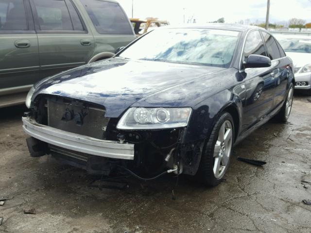 WAUEH74F87N084052 - 2007 AUDI A6 S-LINE BLUE photo 2