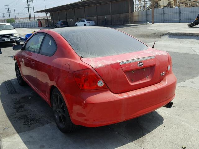JTKDE177050048965 - 2005 TOYOTA SCION TC 红色 照片 3