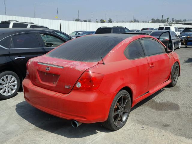 JTKDE177050048965 - 2005 TOYOTA SCION TC 红色 照片 4