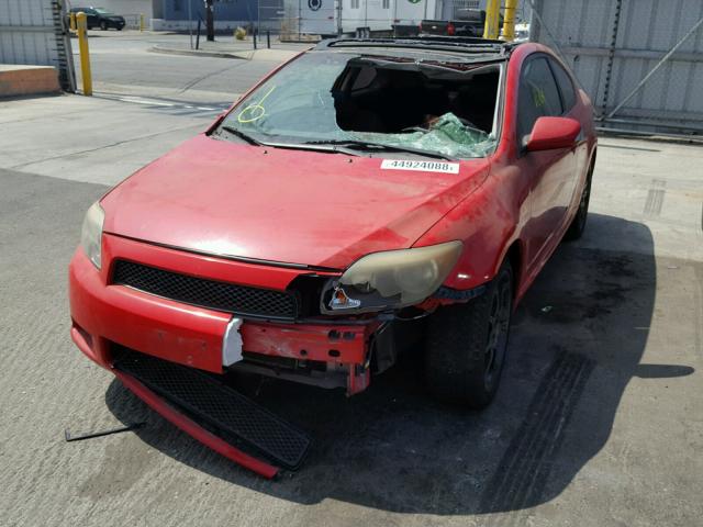 JTKDE177050048965 - 2005 TOYOTA SCION TC RED photo 9