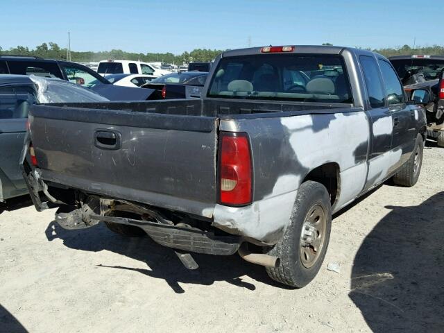 1GCEC19X17Z172241 - 2007 CHEVROLET SILVERADO GRAY photo 4