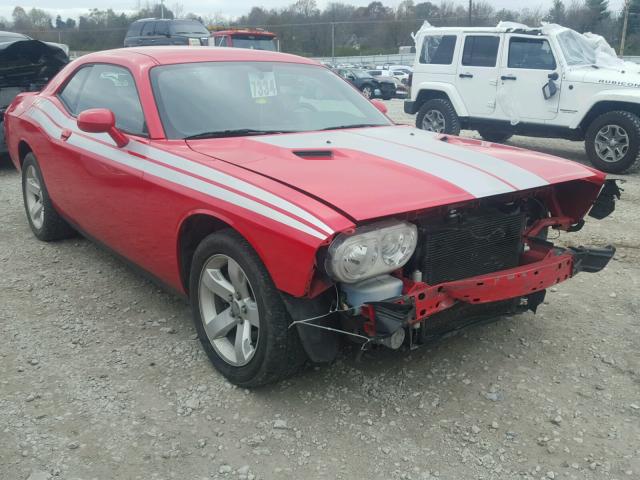 2C3CDYAG8EH127064 - 2014 DODGE CHALLENGER RED photo 1