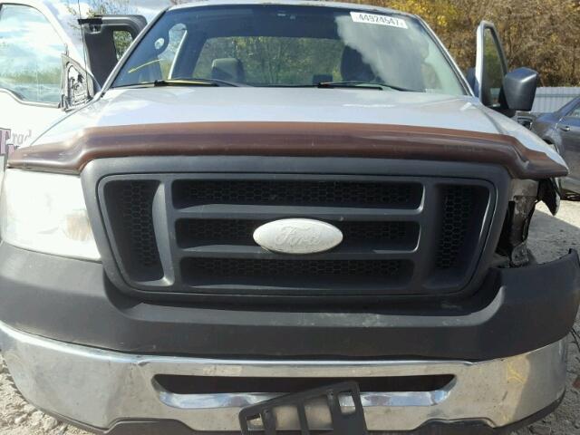 1FTRF12W67NA43638 - 2007 FORD F150 SILVER photo 7