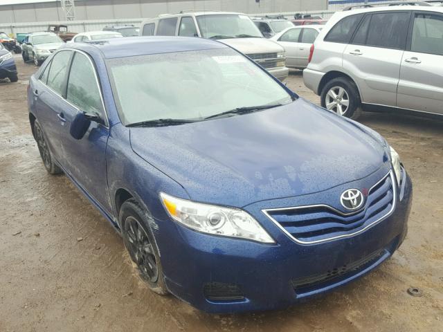 4T4BF3EK7BR141132 - 2011 TOYOTA CAMRY BASE BLUE photo 1