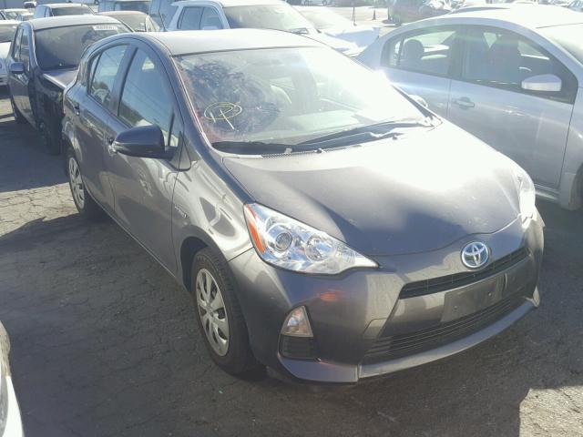 JTDKDTB37D1551094 - 2013 TOYOTA PRIUS C GRAY photo 1