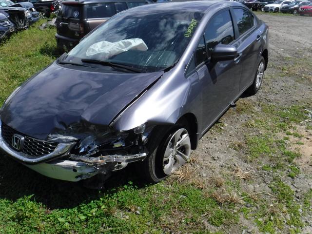 19XFB2F55FE116748 - 2015 HONDA CIVIC LX GRAY photo 2