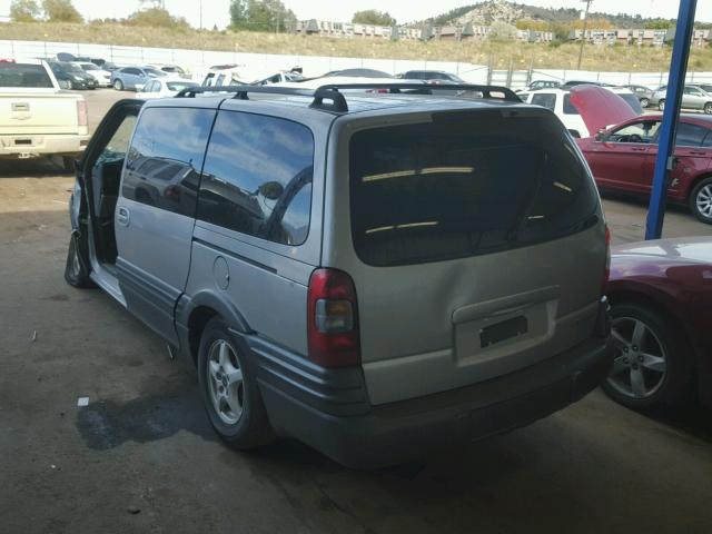 1GMDX03E84D179287 - 2004 PONTIAC MONTANA GRAY photo 3