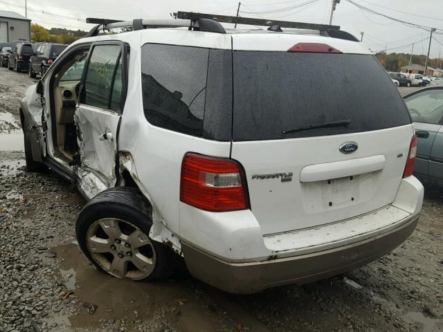 1FMDK05197GA41947 - 2007 FORD FREESTYLE WHITE photo 3